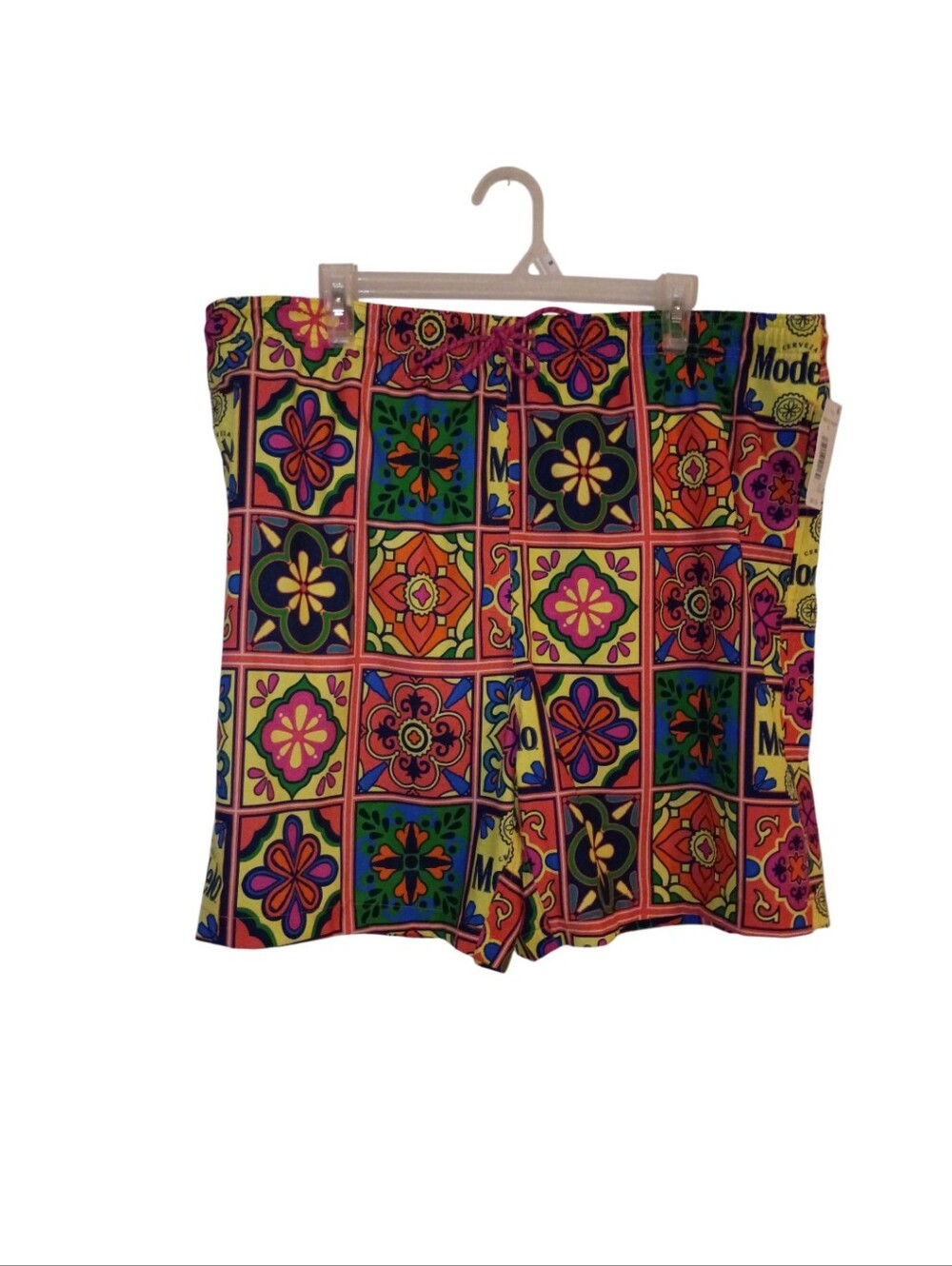 NWT Men XL Modelo Men's Swim Shorts Drawstring Pockets Lined Swim Trunks